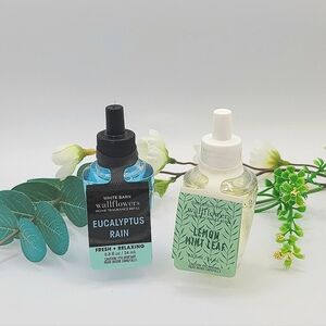 Bath & Body Works Eucalyptus Rain and Lemon Mint Wallflower Refills